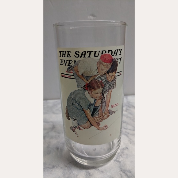 Norman Rockwell Arby's Glasses and Bell - Picture 7 of 7